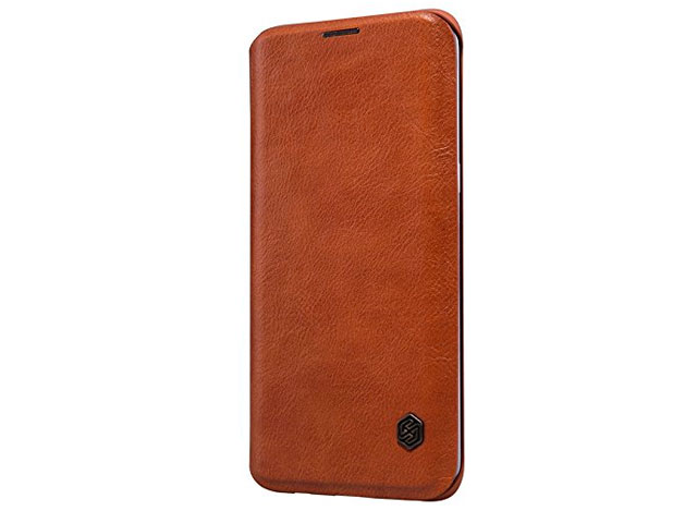 Чехол Nillkin Qin leather case для Samsung Galaxy S6 edge plus SM-G928 (коричневый, кожаный)
