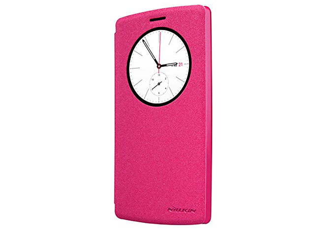 Чехол Nillkin Sparkle Leather Case для LG G4 mini H736 (розовый, винилискожа)