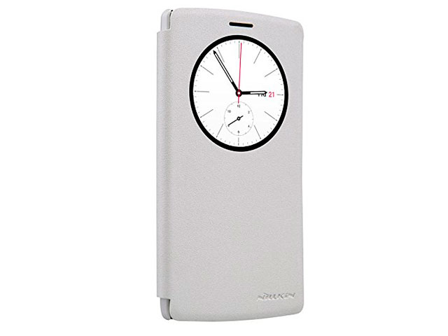 Чехол Nillkin Sparkle Leather Case для LG G4 mini H736 (белый, винилискожа)