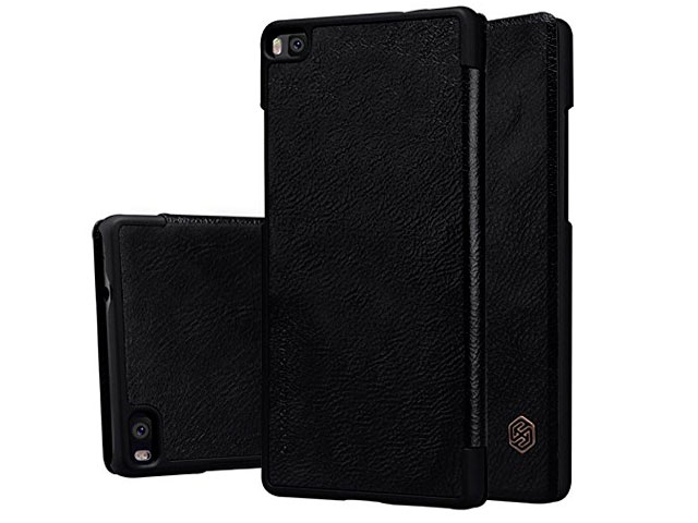 Чехол Nillkin Qin leather case для Huawei P8 (черный, кожаный)