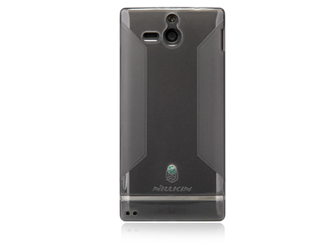 Чехол Nillkin Soft case для Sony Xperia U ST25i (черный, гелевый)