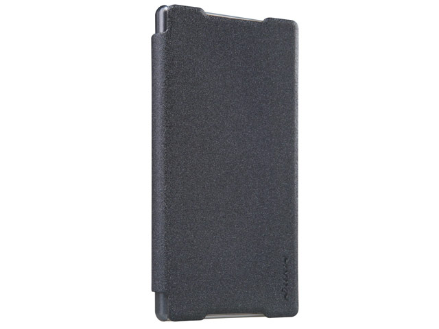 Чехол Nillkin Sparkle Leather Case для Sony Xperia Z5 (темно-серый, винилискожа)