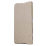 Чехол Nillkin Sparkle Leather Case для Sony Xperia Z5 (золотистый, винилискожа)