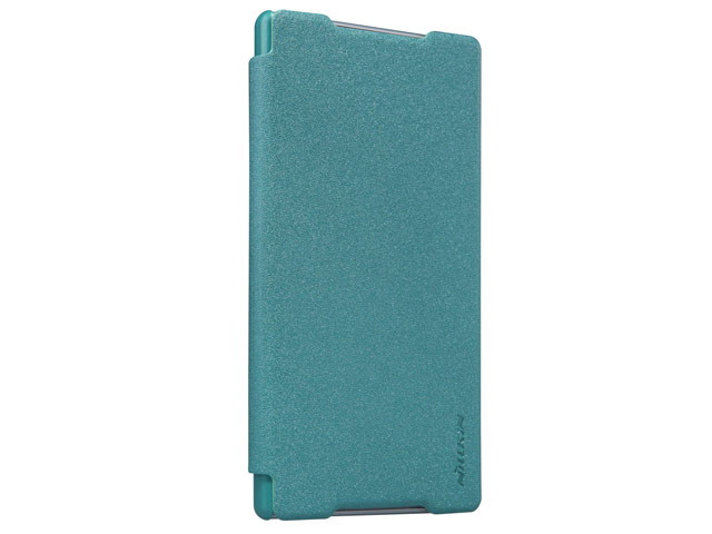 Чехол Nillkin Sparkle Leather Case для Sony Xperia Z5 (голубой, винилискожа)