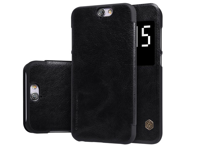 Чехол Nillkin Qin leather case для HTC One A9 (черный, кожаный)