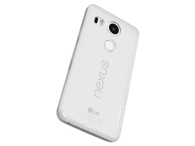 Чехол Nillkin Nature case для LG Nexus 5X (прозрачный, гелевый)