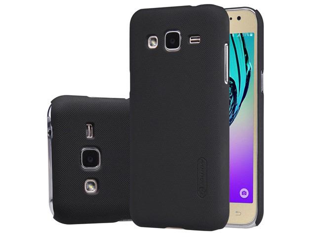 Чехол Nillkin Hard case для Samsung Galaxy J2 SM-J200 (черный, пластиковый)