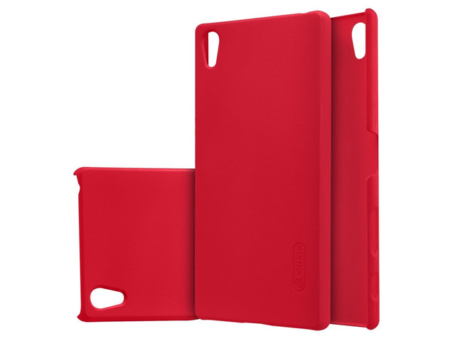 Чехол Nillkin Hard case для Sony Xperia Z5 premium (красный, пластиковый)