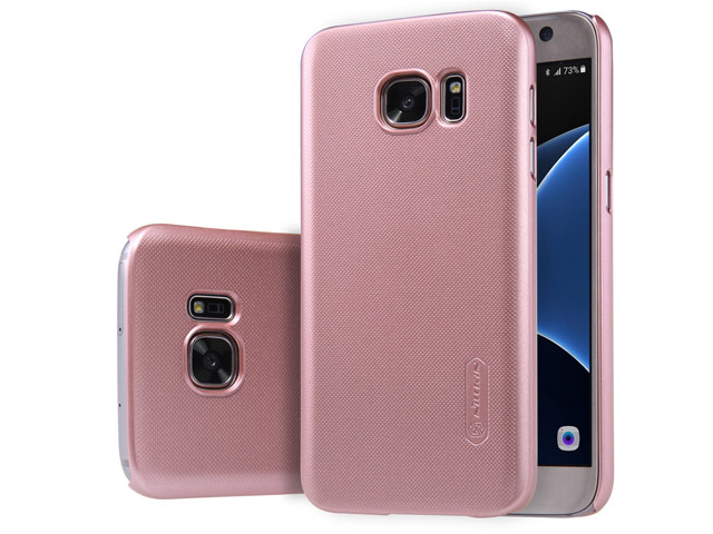 Чехол Nillkin Hard case для Samsung Galaxy S7 (розово-золотистый, пластиковый)