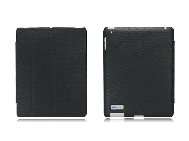 Чехол Nillkin Leather case для Apple iPad 2/new iPad (кож.зам, черный)