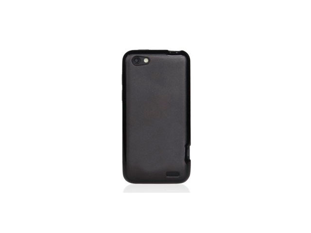 Чехол Nillkin Soft case для HTC One V T320e (черный полупрозрачный, гелевый)