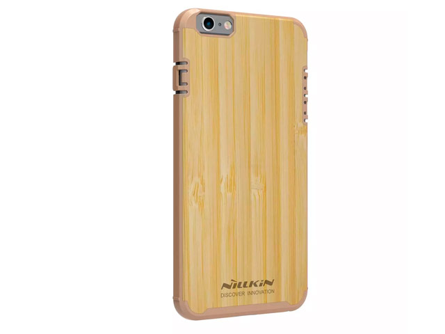 Чехол Nillkin Knights для Apple iPhone 6S (желтый, деревянный)
