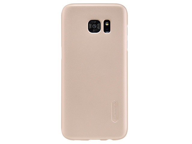 Чехол Nillkin Hard case для Samsung Galaxy S7 edge (золотистый, пластиковый)
