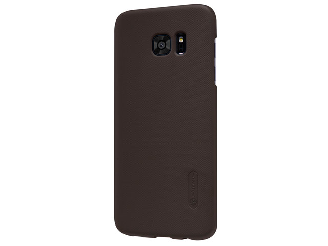 Чехол Nillkin Hard case для Samsung Galaxy S7 edge (темно-коричневый, пластиковый)