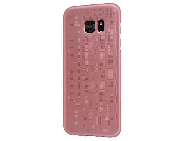 Чехол Nillkin Hard case для Samsung Galaxy S7 edge (розово-золотистый, пластиковый)