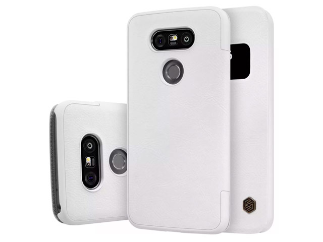 Чехол Nillkin Qin leather case для LG G5 (белый, кожаный)