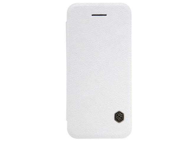 Чехол Nillkin Qin leather case для Apple iPhone SE (белый, кожаный)