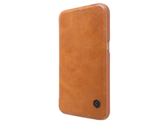 Чехол Nillkin Qin leather case для Samsung Galaxy S7 (коричневый, кожаный)