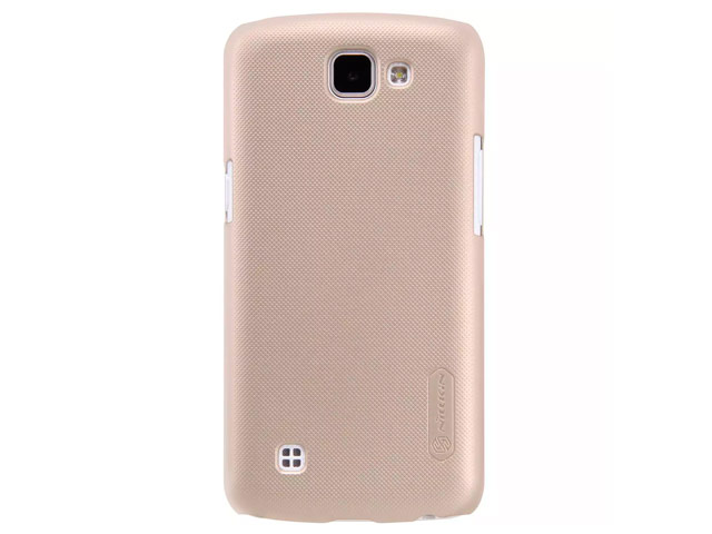 Чехол Nillkin Hard case для LG K4 (золотистый, пластиковый)