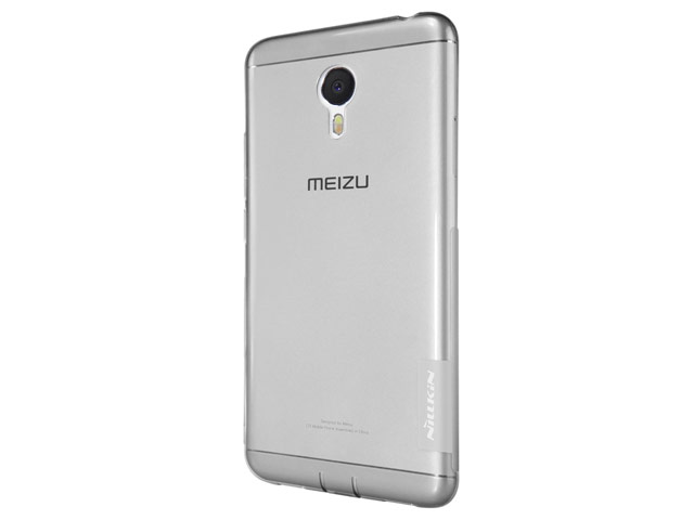 Чехол Nillkin Nature case для Meizu M3 Note (серый, гелевый)