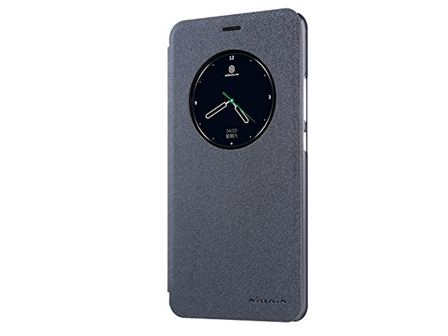 Чехол Nillkin Sparkle Leather Case для Meizu M3 Note (темно-серый, винилискожа)