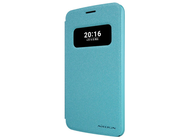 Чехол Nillkin Sparkle Leather Case для LG G5 (голубой, винилискожа)