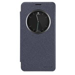 Чехол Nillkin Sparkle Leather Case для Samsung Galaxy A9 pro A9100 (темно-серый, винилискожа)