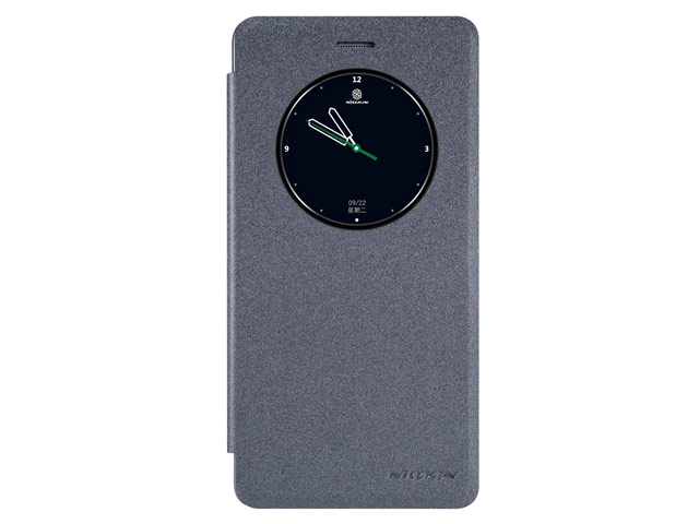 Чехол Nillkin Sparkle Leather Case для Lenovo K5 Note (темно-серый, винилискожа)