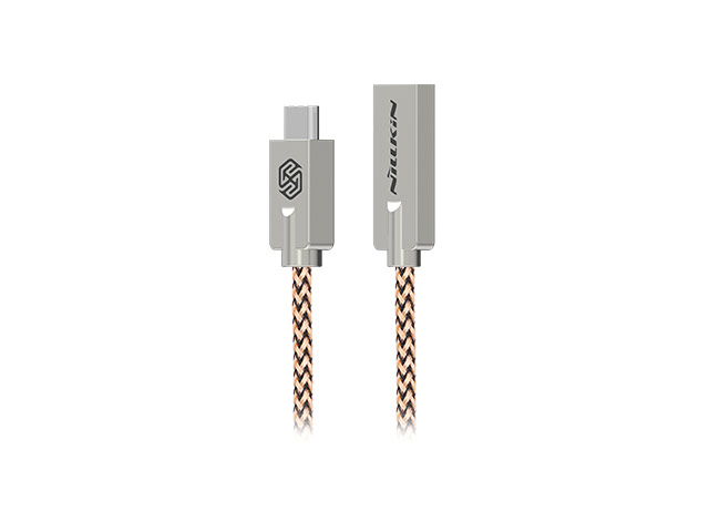 USB-кабель Nillkin Chic Cable универсальный (USB Type C, 1 метр, золотистый)