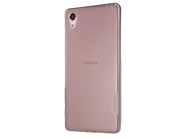 Чехол Nillkin Nature case для Sony Xperia X Performance (серый, гелевый)