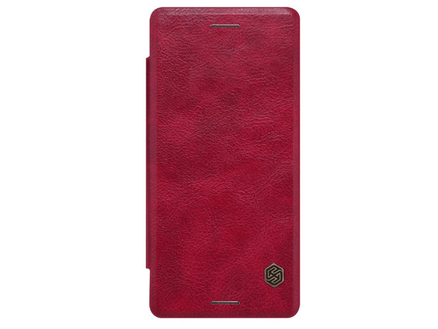 Чехол Nillkin Qin leather case для Sony Xperia X Performance (красный, кожаный)