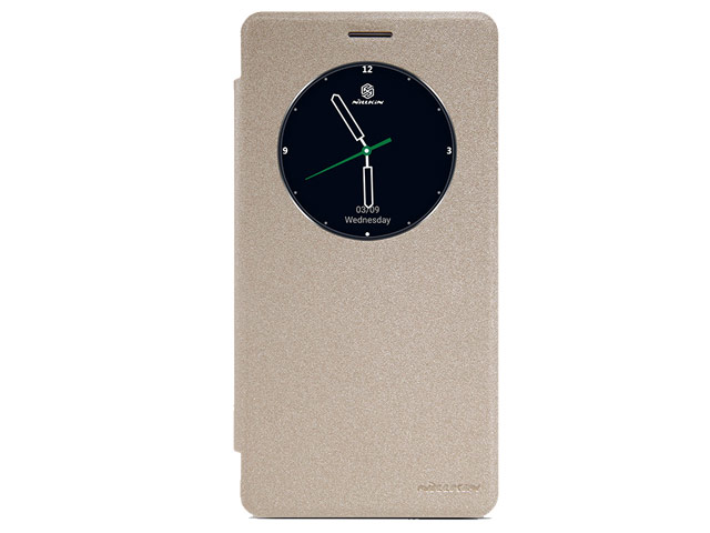 Чехол Nillkin Sparkle Leather Case для Xiaomi Mi Max (золотистый, винилискожа)
