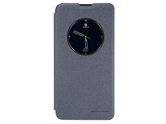 Чехол Nillkin Sparkle Leather Case для LG X view (темно-серый, винилискожа)