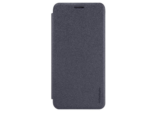 Чехол Nillkin Sparkle Leather Case для Samsung Galaxy C5 C5000 (темно-серый, винилискожа)