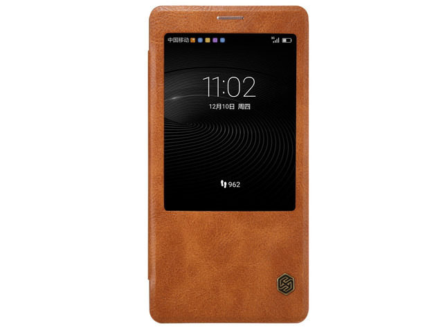 Чехол Nillkin Qin leather case для Huawei Mate 8 (коричневый, кожаный)