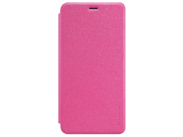 Чехол Nillkin Sparkle Leather Case для Meizu M3S (розовый, винилискожа)