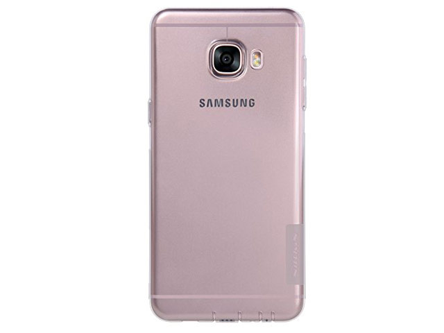 Чехол Nillkin Nature case для Samsung Galaxy C7 C7000 (серый, гелевый)