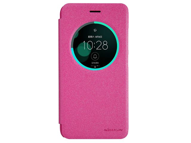 Чехол Nillkin Sparkle Leather Case для Asus Zenfone 3 ZE552KL (розовый, винилискожа)