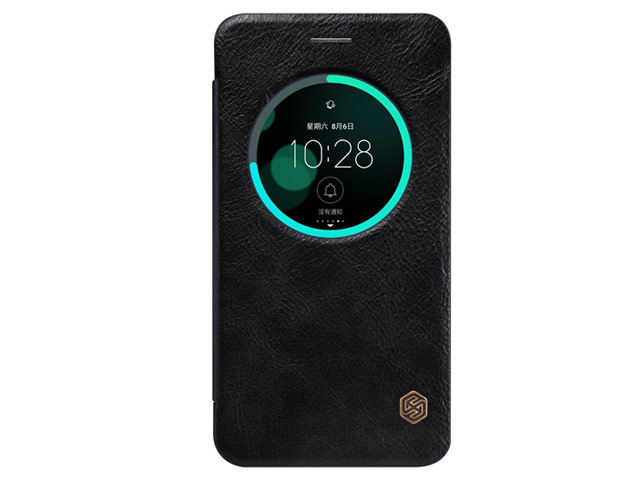 Чехол Nillkin Qin leather case для Asus Zenfone 3 ZE552KL (черный, кожаный)