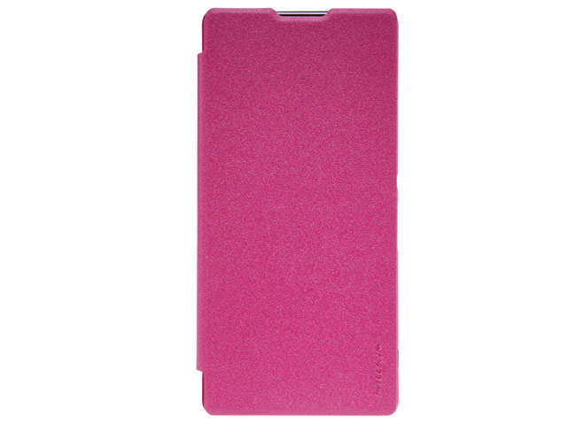 Чехол Nillkin Sparkle Leather Case для Sony Xperia XA ultra (розовый, винилискожа)