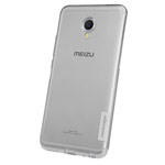 Чехол Nillkin Nature case для Meizu MX6 (серый, гелевый)