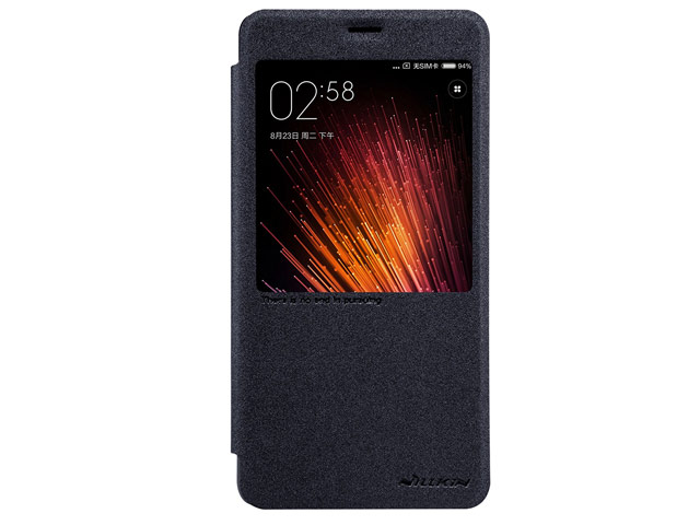 Чехол Nillkin Sparkle Leather Case для Xiaomi Redmi Pro (темно-серый, винилискожа)