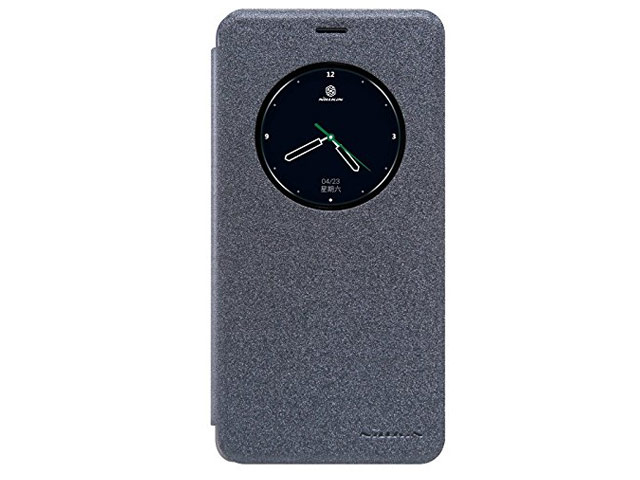 Чехол Nillkin Sparkle Leather Case для Meizu M3E (темно-серый, винилискожа)