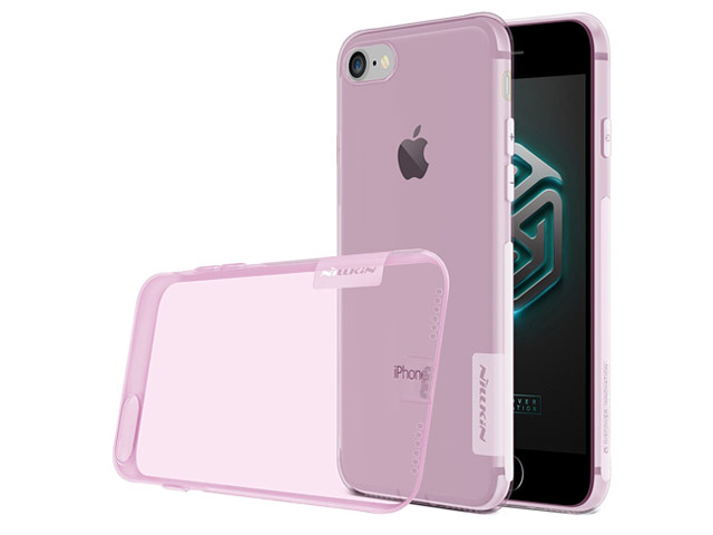 Чехол Nillkin Nature case для Apple iPhone 7 (розовый, гелевый)