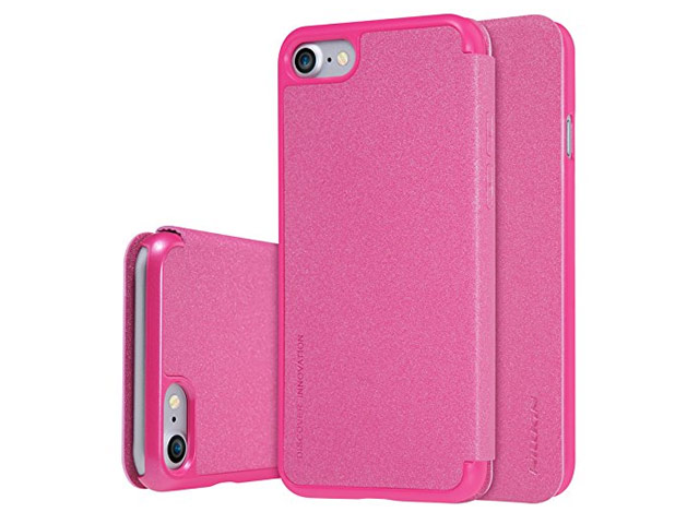 Чехол Nillkin Sparkle Leather Case для Apple iPhone 7 (розовый, винилискожа)