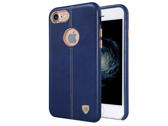 Чехол Nillkin Englon Leather Cover для Apple iPhone 7 (синий, кожаный)