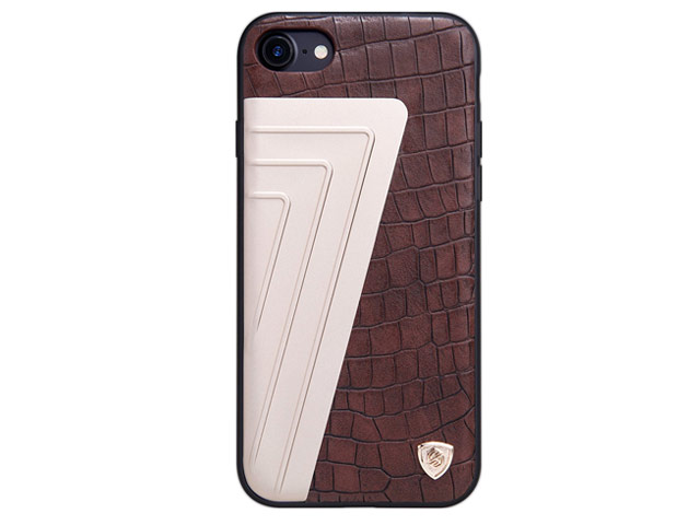Чехол Nillkin Hybrid Case для Apple iPhone 7 (коричневый, кожаный)