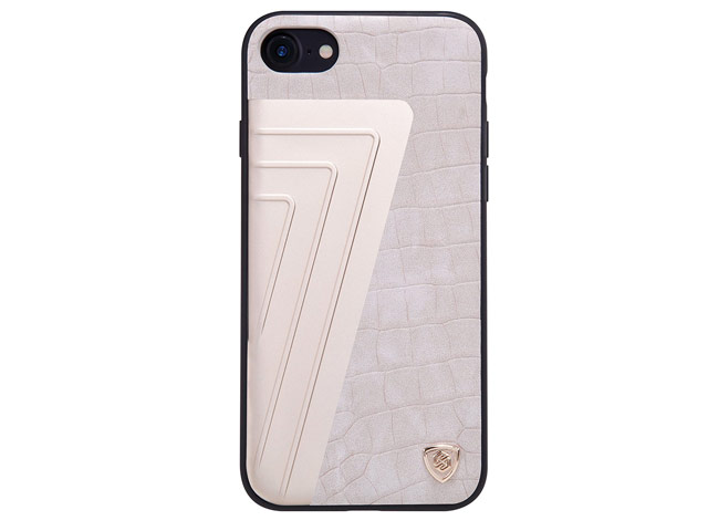 Чехол Nillkin Hybrid Case для Apple iPhone 7 (белый, кожаный)