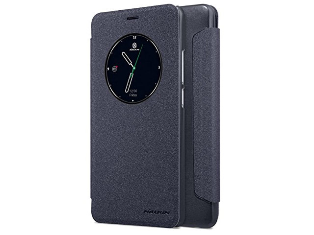 Чехол Nillkin Sparkle Leather Case для Meizu M5 Note (темно-серый, винилискожа)