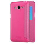 Чехол Nillkin Sparkle Leather Case для Samsung Galaxy J2 Prime (розовый, винилискожа)